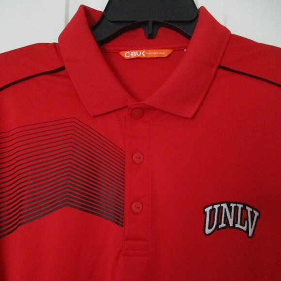 Cutter & Buck Mens S/S UNLV Las Vegas Runnin' Rebels Polo Shirt NWOT- Medium* - Picture 3 of 3